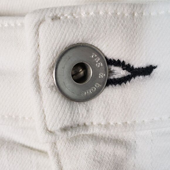 Rag and Bone Skinny Jeans Women 28 White Stretch High Rise Minimalist - Picture 5 of 11